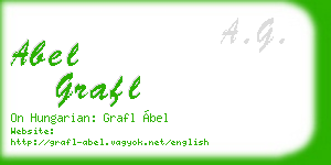 abel grafl business card